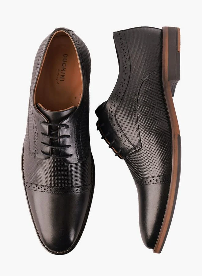 DUCHINI Men Lace-Up Derby Shoes